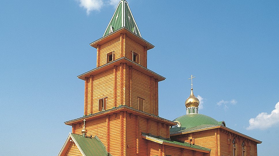 Православная церковь, построенная компанией «Контио» для одной из уральских деревень