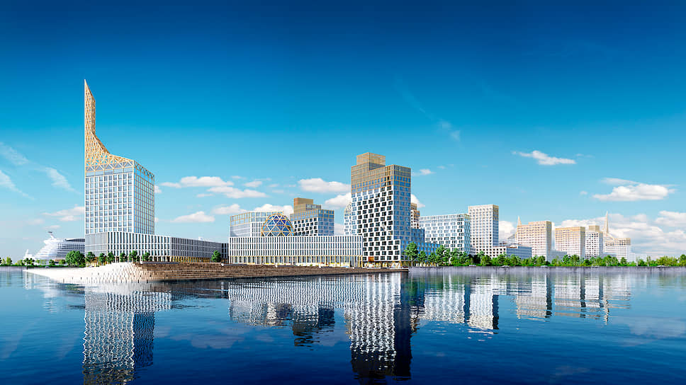 Проект Golden City начался с идеи создания нового Санкт-Петербурга на западной границе города с видом на Финский залив