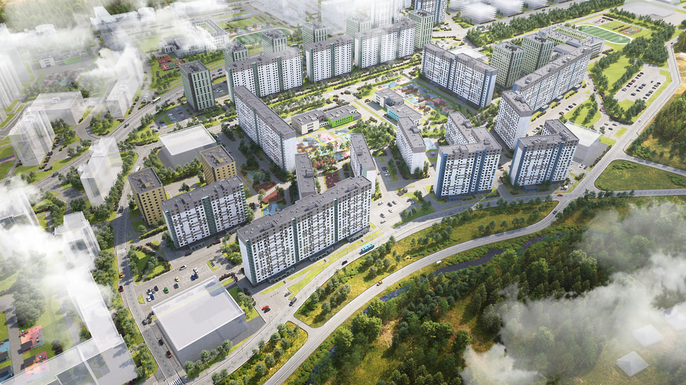 Полностью проект планируется реализовать к 2033 году, построив целый микрорайон почти на миллион квадратных метров жилья. В новом районе заявлен большой объем социальной инфраструктуры