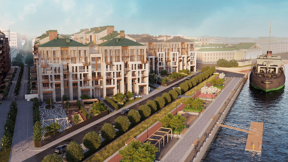 ЖК Imperial Club расположен на набережной Невы у ледокола «Красин»