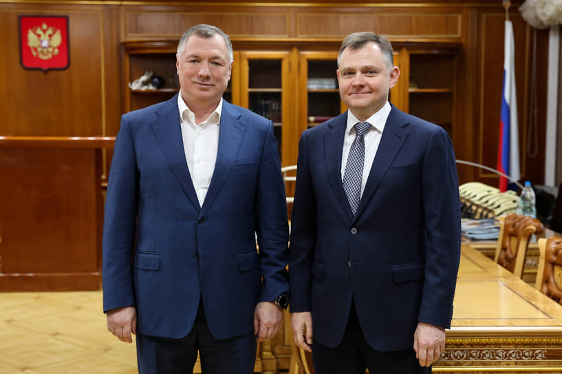 Марат Хуснуллин и Юрий Слюсарь
