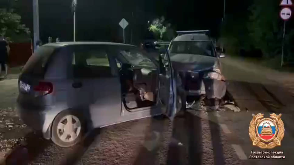 В Ростовской области водитель Daewoo Matiz погиб при выезде на встречную полосу