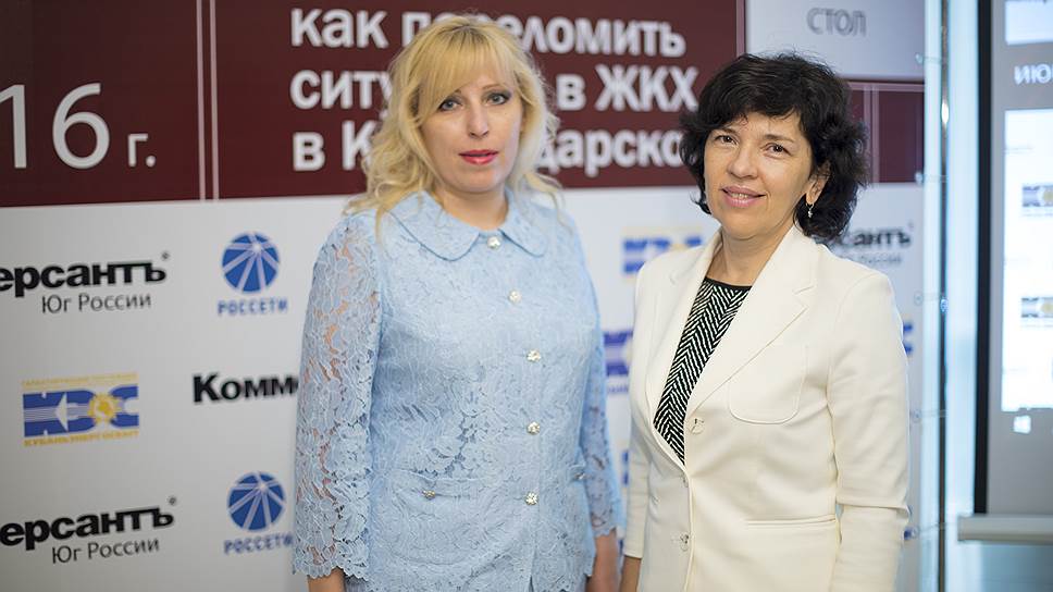 Слева направо: Юлия Базылева, генеральный директор АО «НЭСК»/Ольга Краснянская, генеральный директор АО «НЭСК-электросети» 