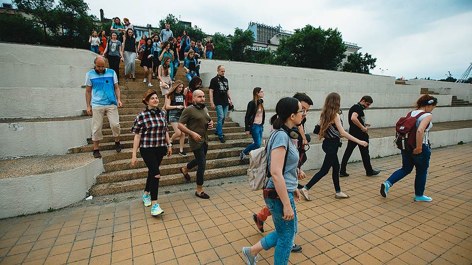 Спектакль-прогулка «Голос города» /фотограф  Денис Яковлев