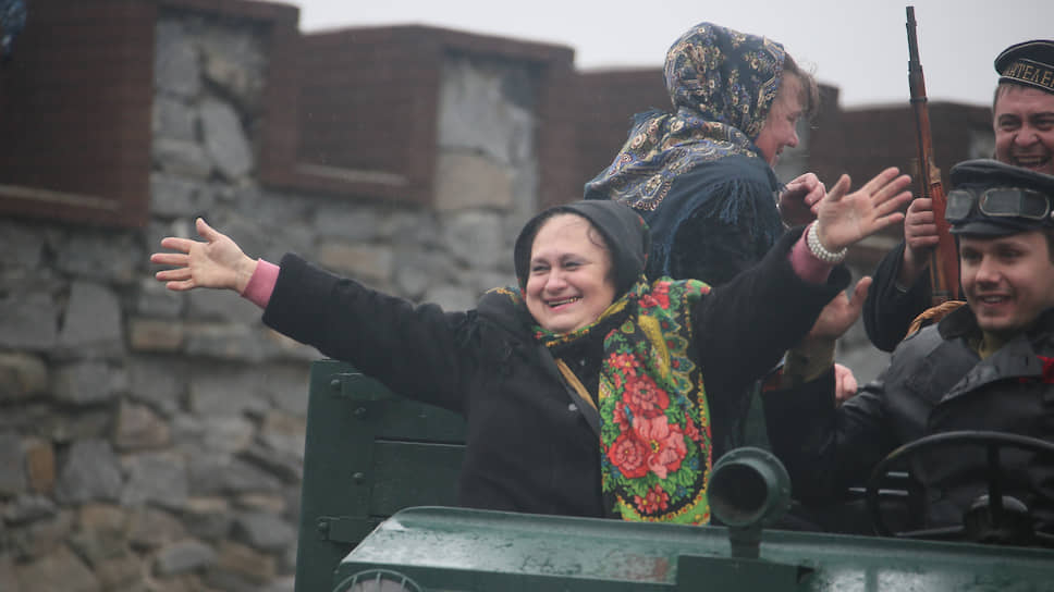 Реконструкция эпизода гражданской войны, посвященная 100-летию окончания Гражданской войны на Дону 1918-1920 годов, на территории Донского военно-исторического музея.