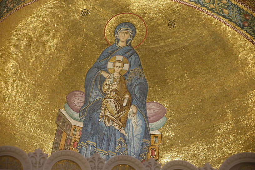 Мозаика в соборе
