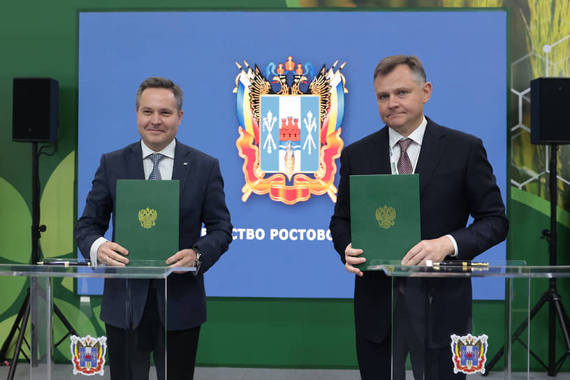 На выставке «Золотая осень-2025» правительство Ростовской области подписало соглашения на 11,1 млрд руб. Дон представил проекты глубокой переработки сельхозпродукции — для получения продуктов, имеющих потенциально высокий спрос внутри страны и на зарубежных рынках. Регион — лидер в России по экспорту продукции АПК
