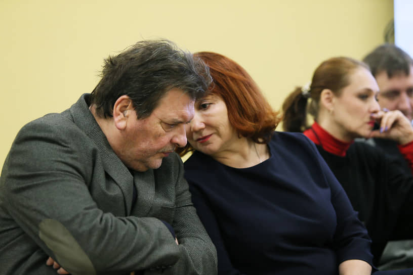 Худрук театра "Самарская площадь" Евгений Дробышев и исполнительный директор, артист драмы - ведущий мастер сцены Наталья Носова