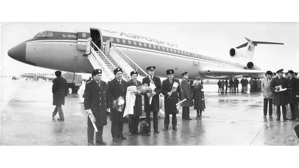 Первый полет Ту-154 был выполнен 3 октября 1968 года