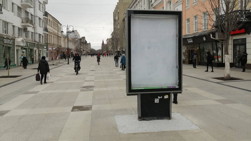 По мнению руководства области, реклама на обновленном проспекте Кирова может быть ликвидирована