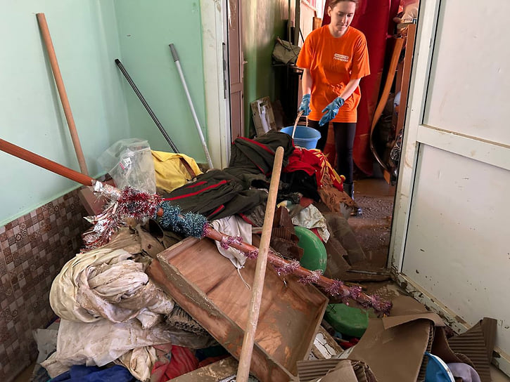 В Горячем Ключе подтоплено 35 дворов, в 25 домов зашла вода