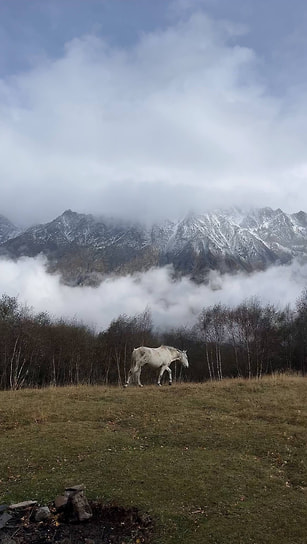 Прибытие в Степанцминду. Ночью 19 сентября начался шторм, который продолжался до обеда следующего дня

