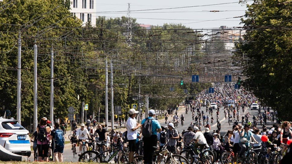 «День 1000 велосипедистов» в Уфе
