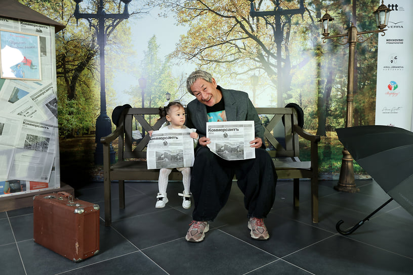 Блогер Раис Габитов с дочерью