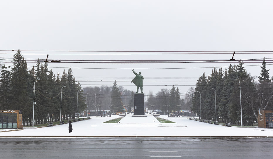 Первый снег в Уфе