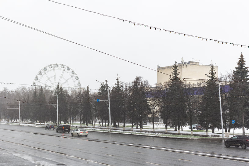 Первый снег в Уфе