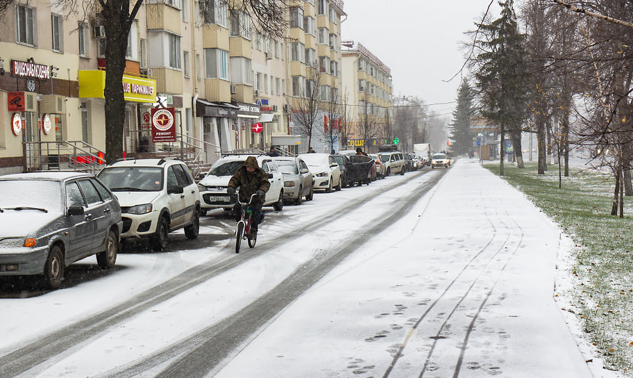 Первый снег в Уфе
