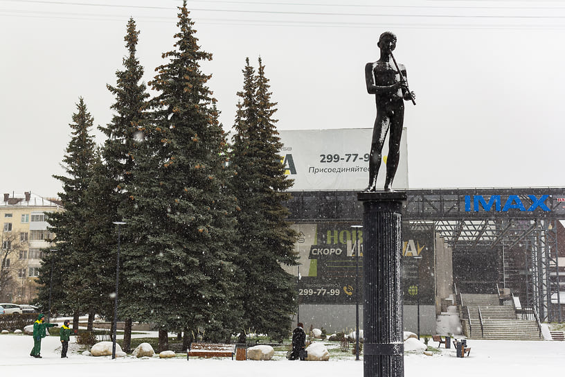 Первый снег в Уфе