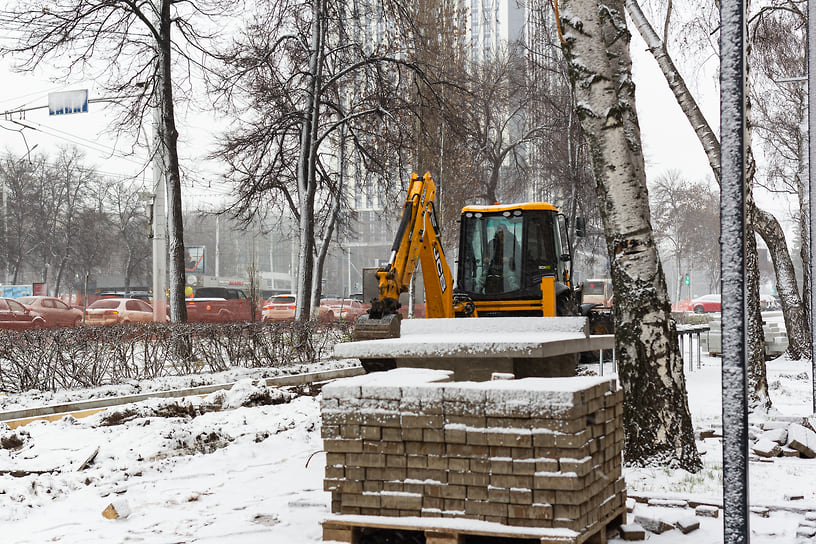 Первый снег в Уфе