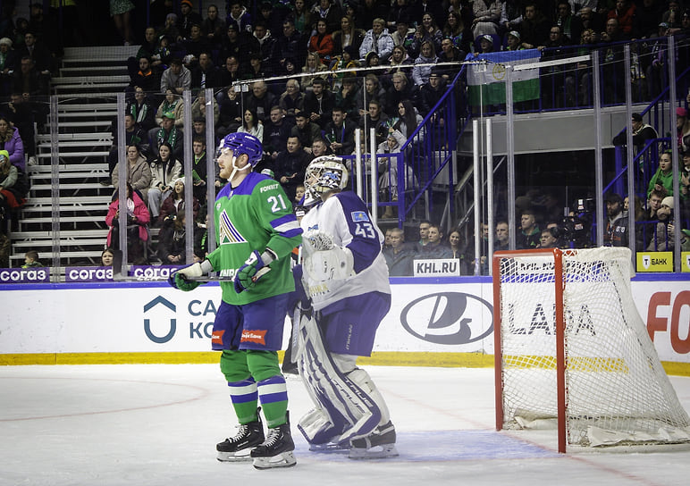 Перелом случился во втором периоде, когда уфимцы сравняли счет, один из голов забил Джек Родуолд