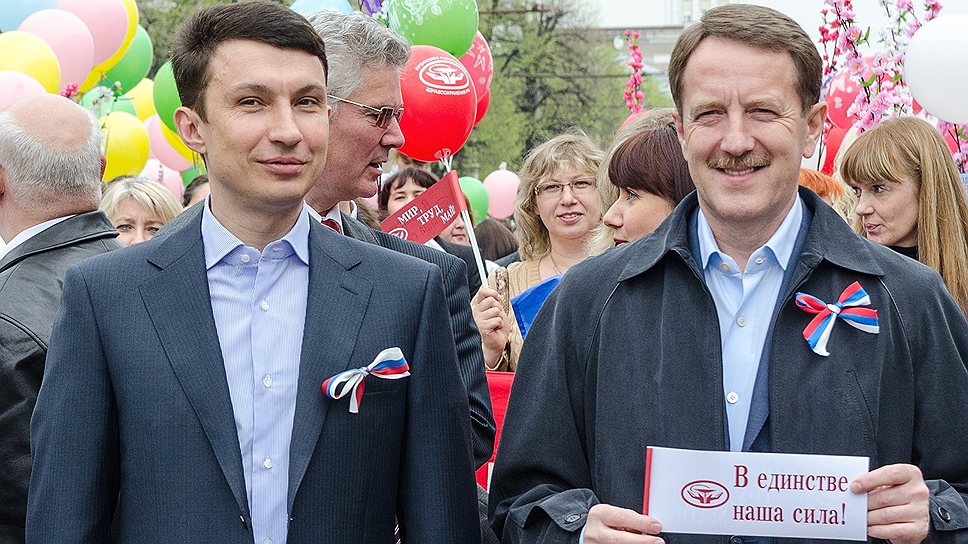 Геннадий Чернушкин (слева) до конца прошлой недели считался кандидатом губернатора Алексея Гордеева  