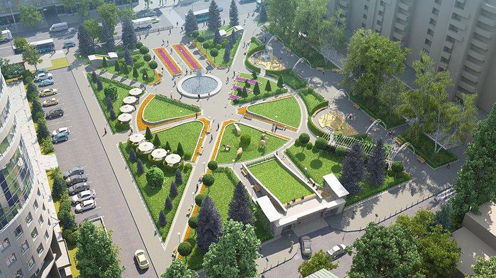Подземный паркинг 
за 360 млн рублей расположится практически  во дворе гостиницы ДСК