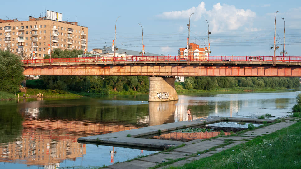 Красный мост в Орле до реконструкции