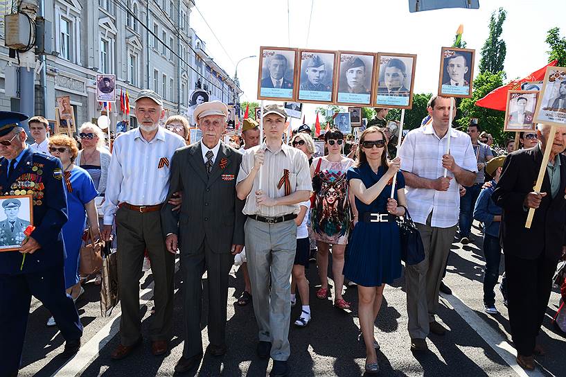 В этом году был установлен новый рекорд по количеству участников &quot;Бессмертного полка&quot; в Воронеже