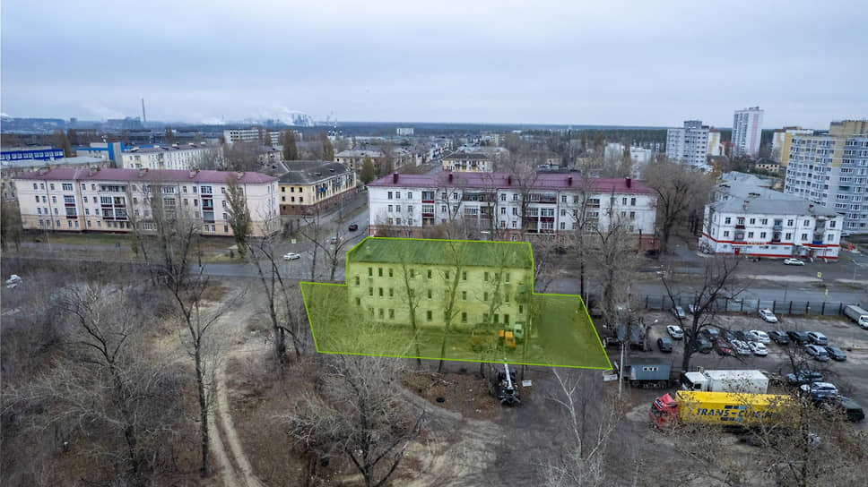 Выставленное на аукцион здание на улице Краснознаменной в Липецке