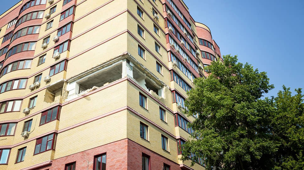 11-этажный дом, в котором произошел взрыв газа