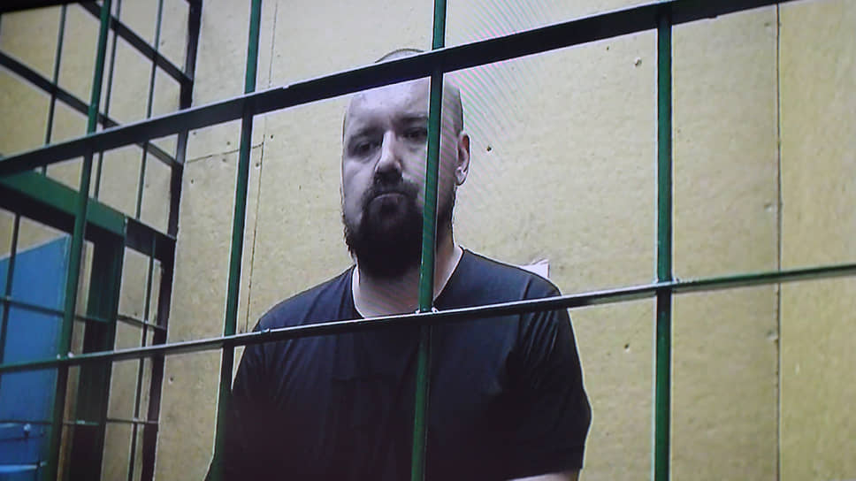 Максим Скоркин во время одного из заседаний в Воронежском облсуде