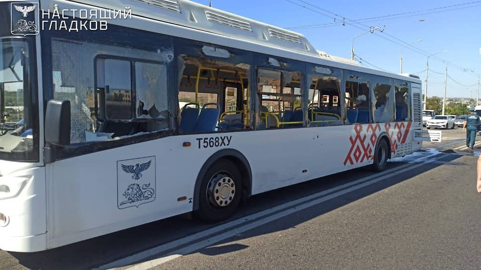 В результате детонации БПЛА возле пассажирского автобуса пострадали трое