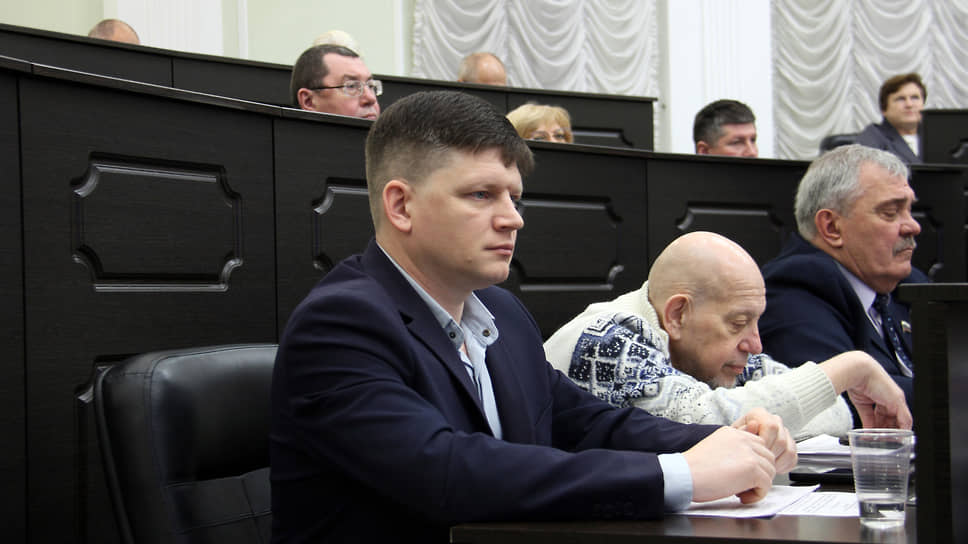 Сергей Мягких (на переднем плане)