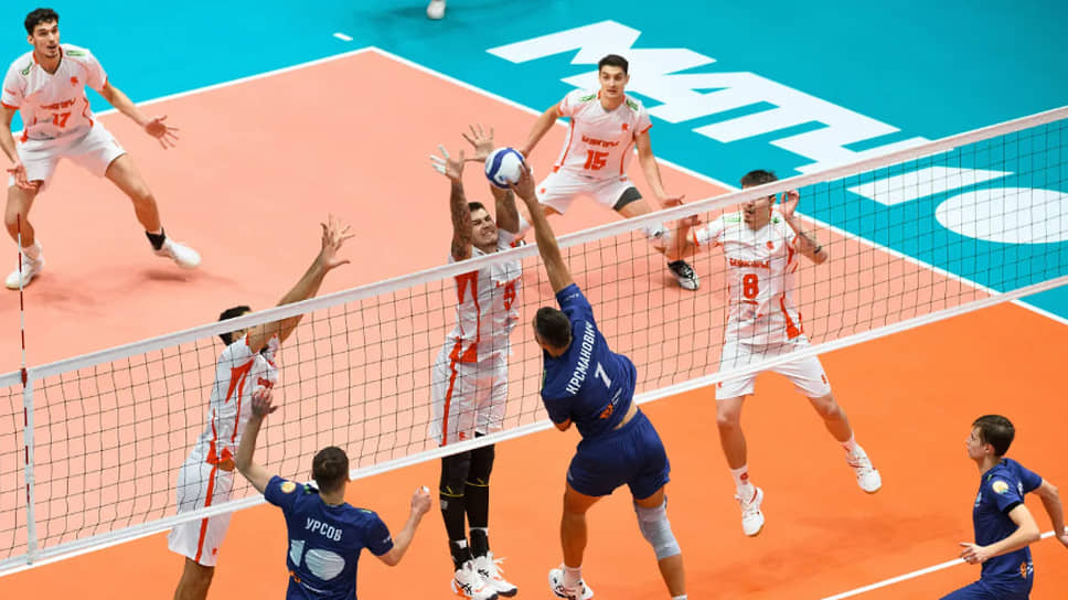 Фото с последнего матча волейбольного клуба «Белогорье» с «Динамо-Урал»