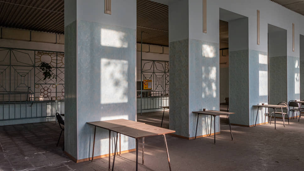 Интерьер столовой на улице Алмазной в Липецке