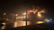 В белгородской Короче после атаки БПЛА горит ТЦ и частично отсутствует свет