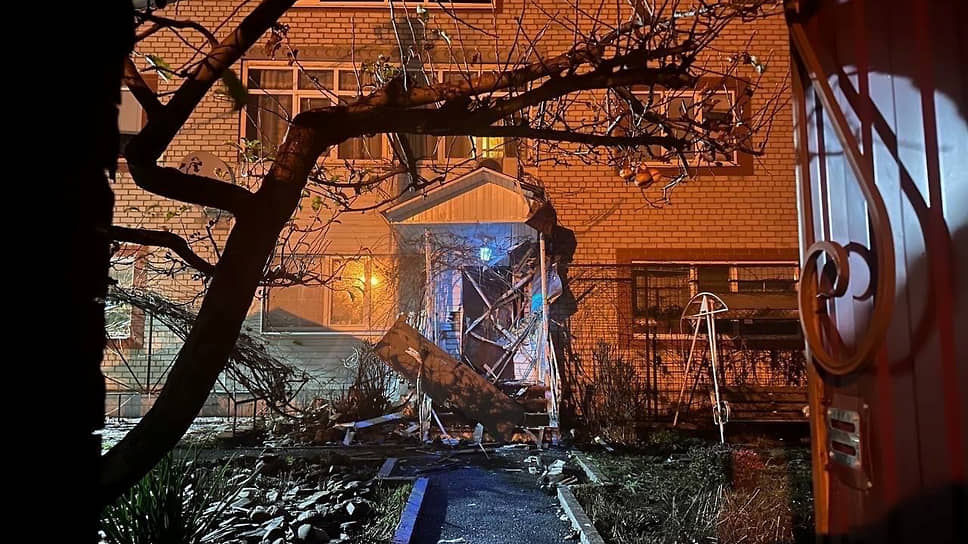 Последствия атаки БПЛА ВСУ на Корочу Белгородской области 17 ноября 2025 года