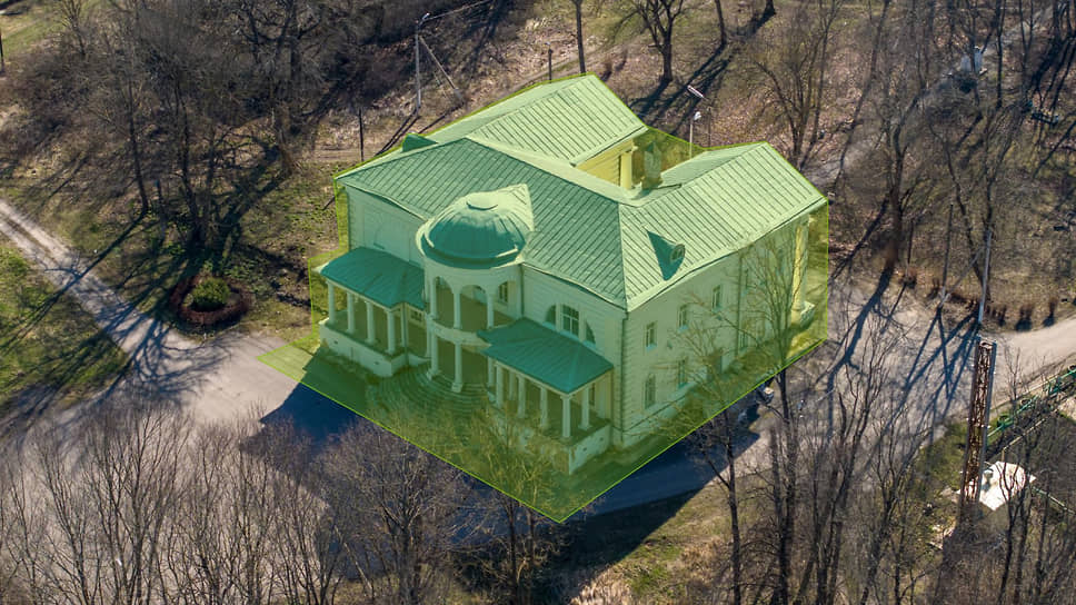 Главный дом усадьбы Стаховичей в Липецкой области