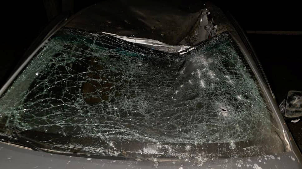 Автомобиль председателя избиркома Белгородской области Игоря Лазарева