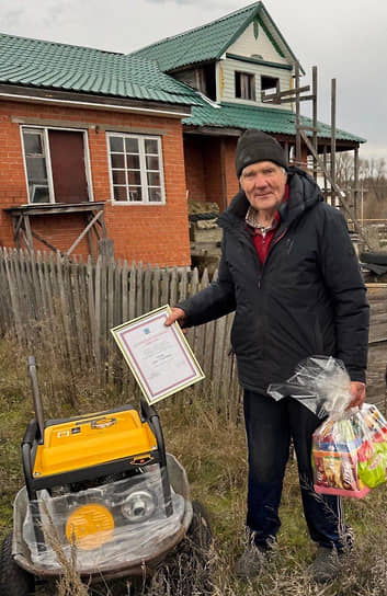 Белгородской семье с шестью детьми передали генератор из Воронежской области