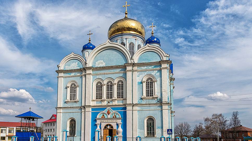 Город Данков. Собор Тихвинской иконы Божией матери (Тихвинский собор).