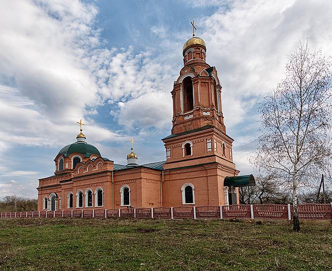 Церковь Троицы Живоначальной. Село Малинки Данковского района.