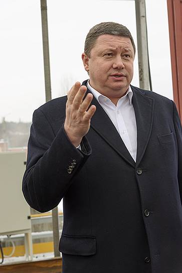 Депутат Городской думы Александр Сысоев на отрытии правобережных очистных сооружений &quot;Росводоканал Воронеж&quot; после модернизации.