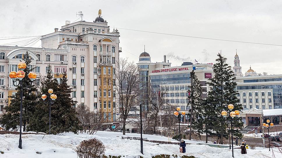 Липецк. Центральная часть города.