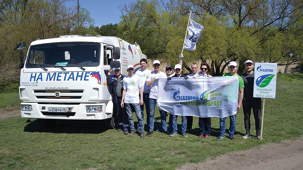 Субботник в зоне отдыха реки Сейм, поселок Моква.