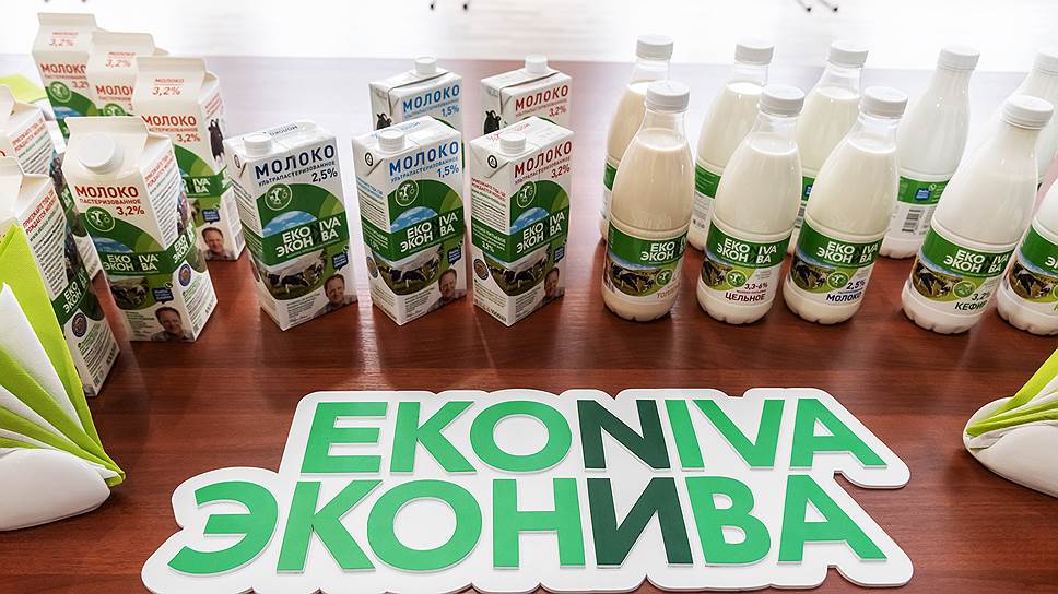 Молочная продукция компании &quot;Эконива&quot;.