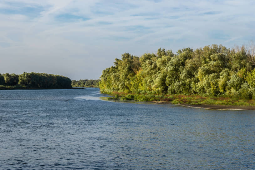 Река Дон в районе села Костенки в Воронежской области