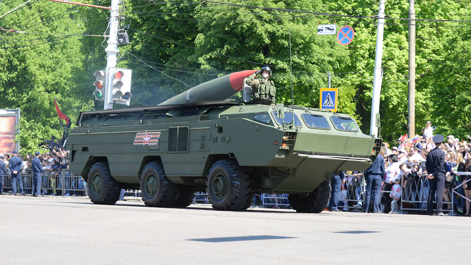 Тактический ракетный комплекс «Точка-У» на военном параде, посвященном 71-й годовщине Победы в Великой Отечественной войне. Май 2016 года