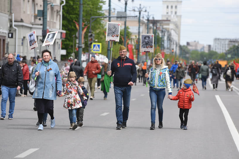Проспект Революции в Воронеже был перекрыт для автомобильного движения в первой половине 9 мая