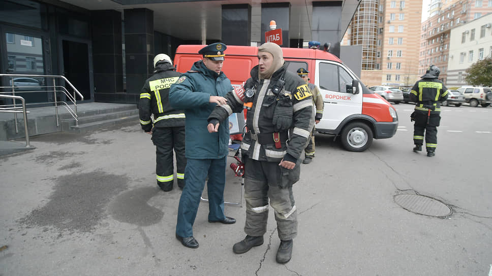 Пожарно-тактичeские учения в здании отеля Marriott в Воронеже